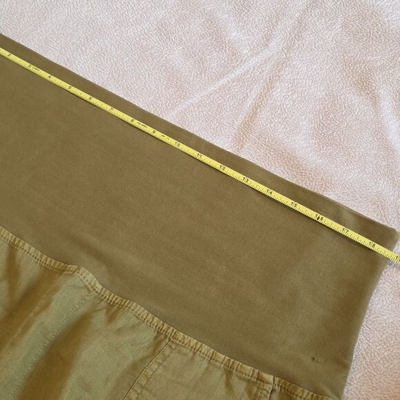 Wearables Wide Leg Linen Blend, Green XL - Picture 12 of 12
